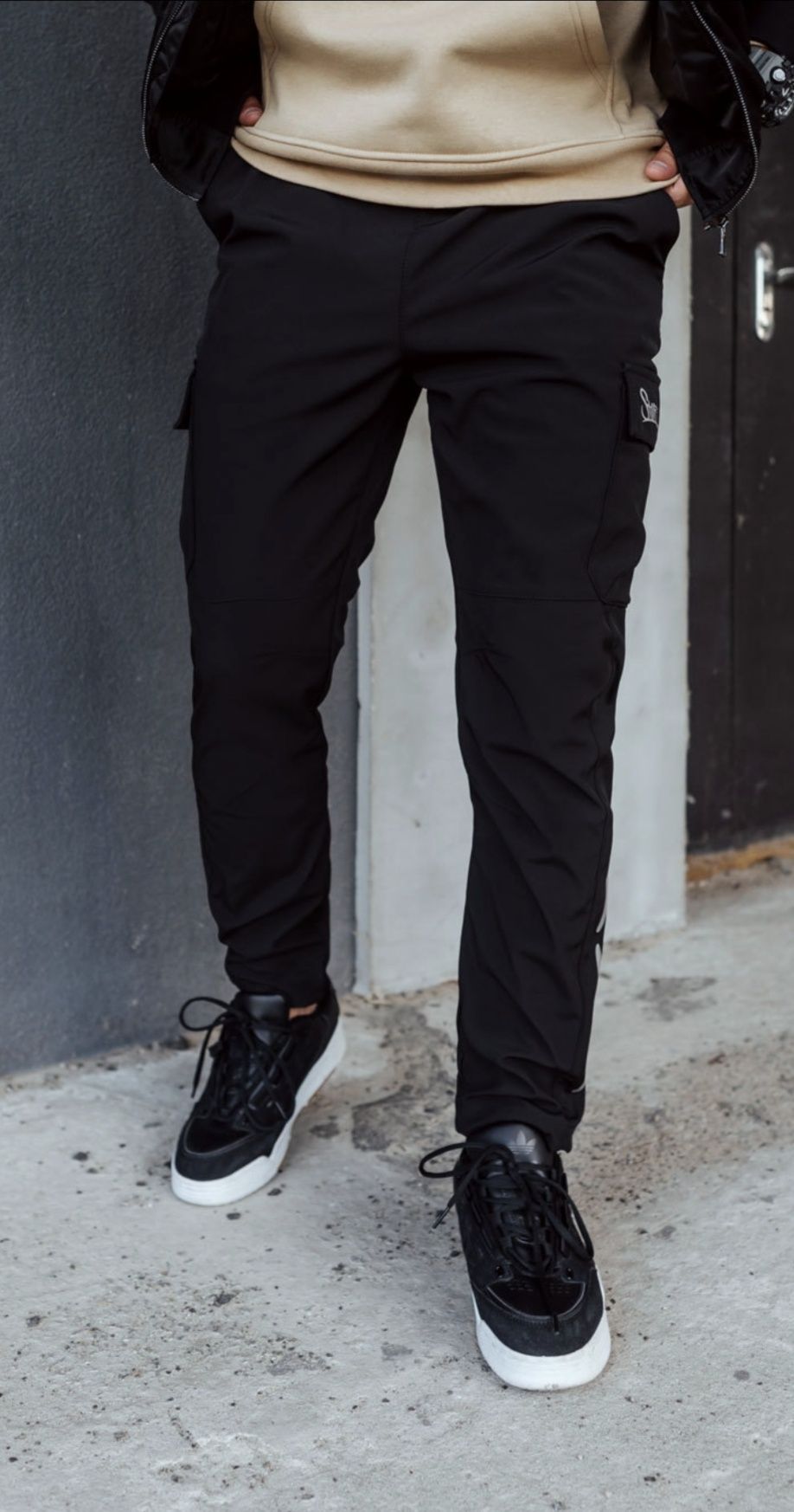 Штани Staff winter cargo black fleece НОВІ!