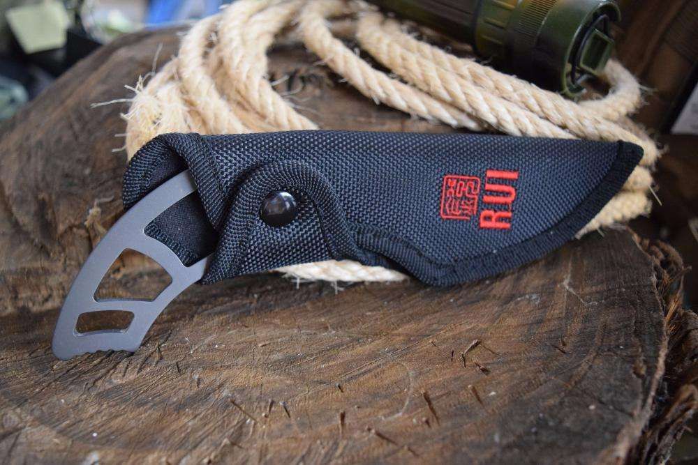 Faca tipo karambit k25 RUI aço cortado a laser. para caça ou pesca