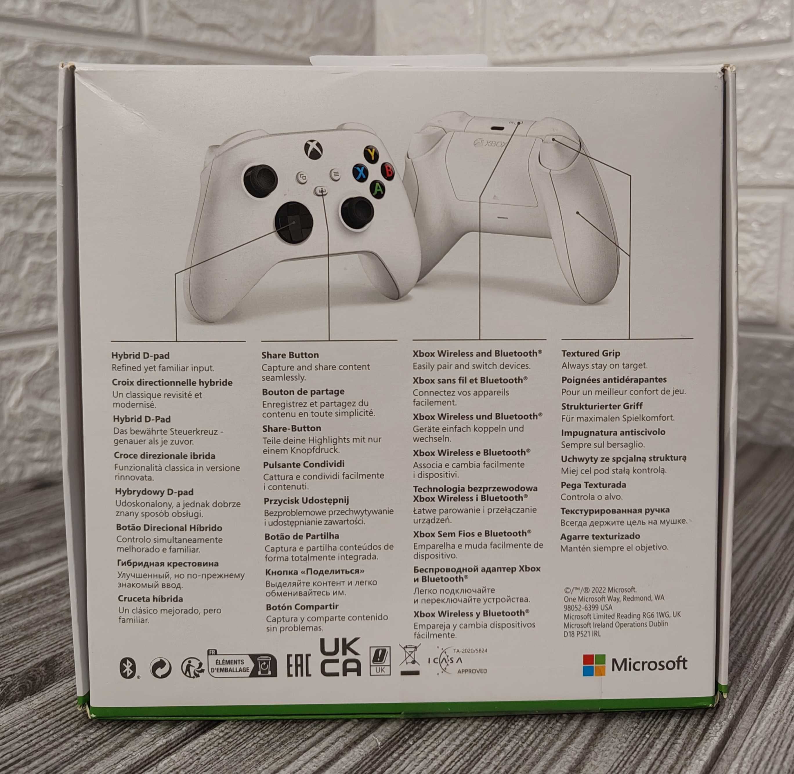 Гарантія. Геймпад Microsoft Xbox Controller for Series S/X Robot White
