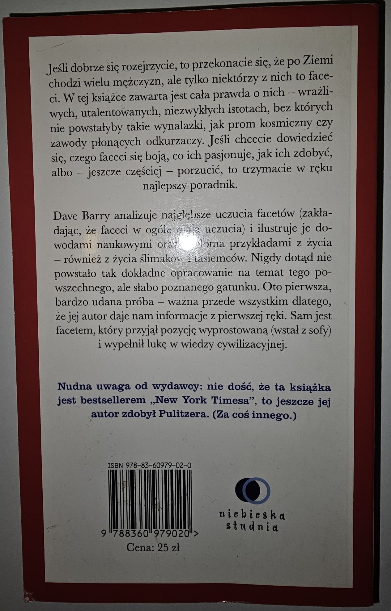 Przewodnik po facetach Dave Barry książka humor