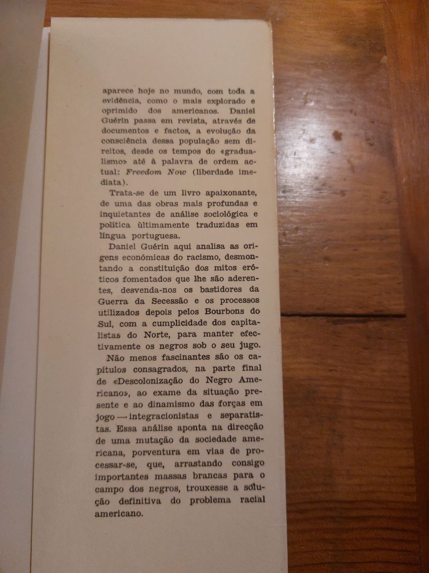 Descolonização do negro americano