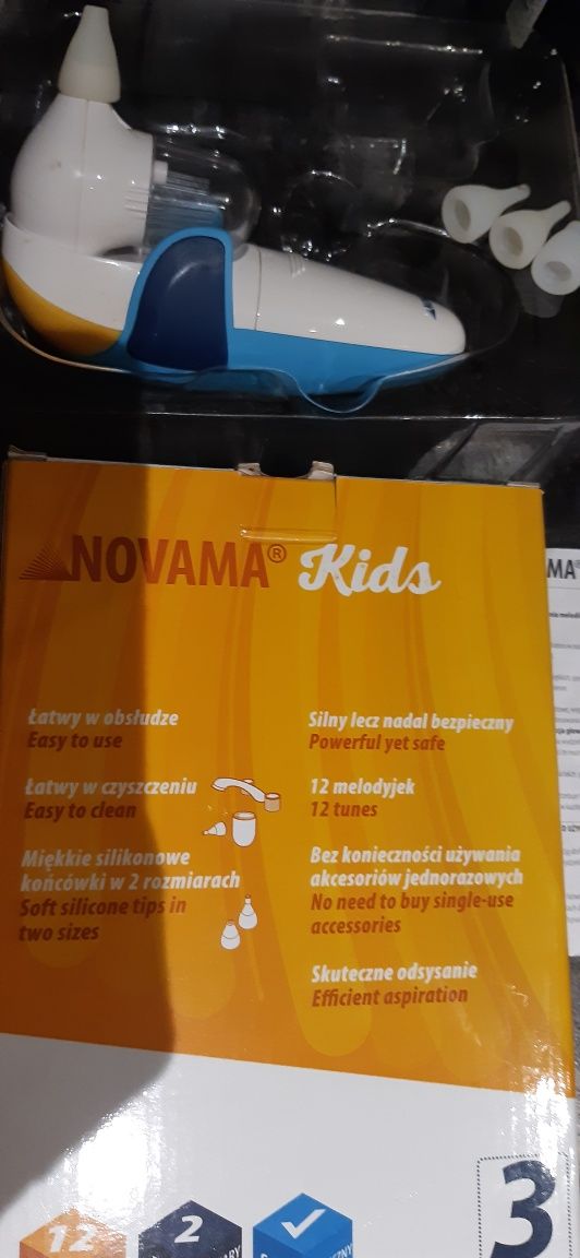Aspirator Novama Pingo do odciągania kataru dziecku