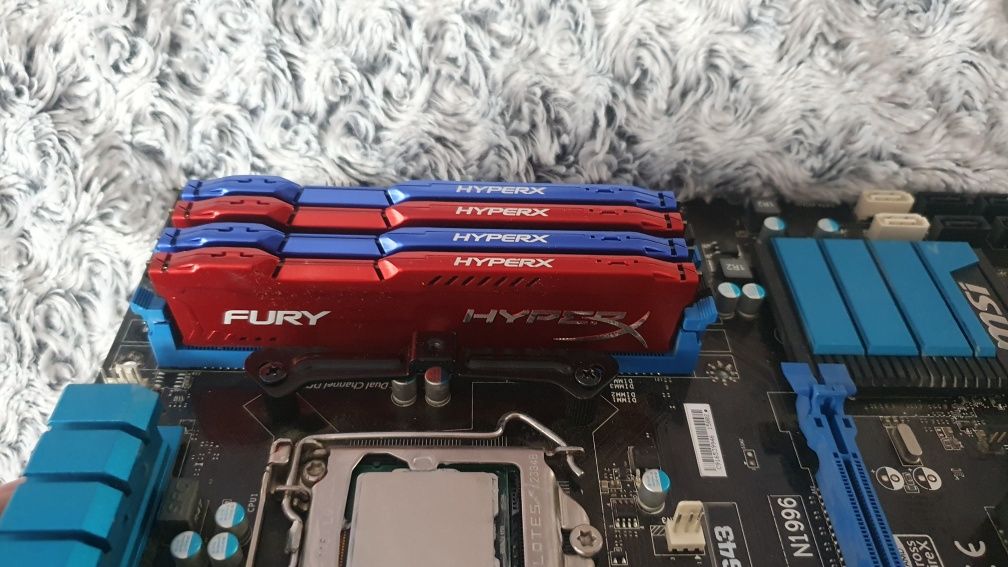Płyta główna, procesor i7 2600, pamięć ram 24 gb