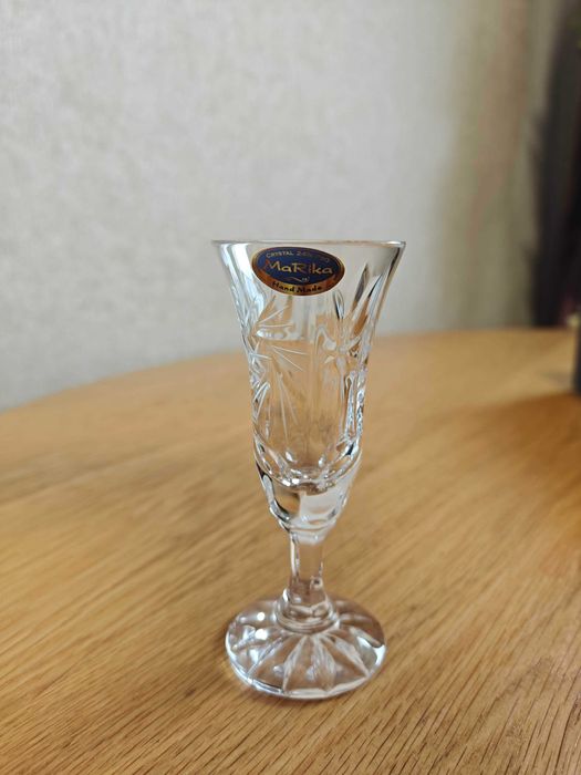 Kryształowe kieliszki do wódki tulipan NOWE
