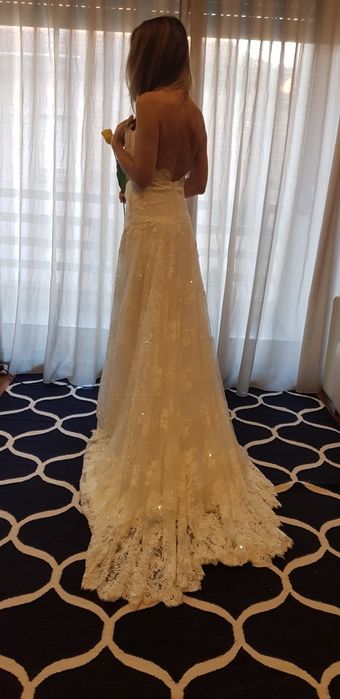 Vestido noiva usado apenas em sessao fotográfica