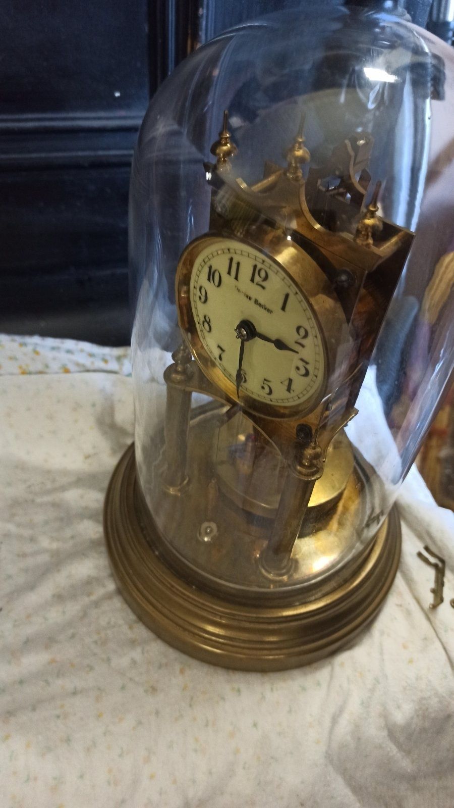 Антикварные часы Gustav Becker