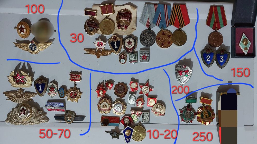 Значки, фуражки, погоны   для коллекции