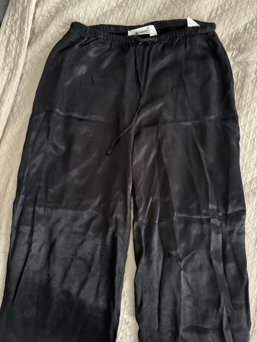 Атласні широкі штани