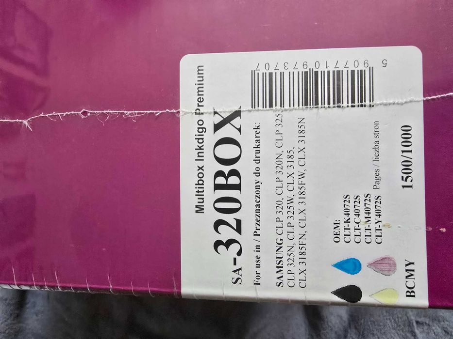 Drukarka Samsung CLP-325 + komplet nowych tonerów InkDigo SA-320BOX