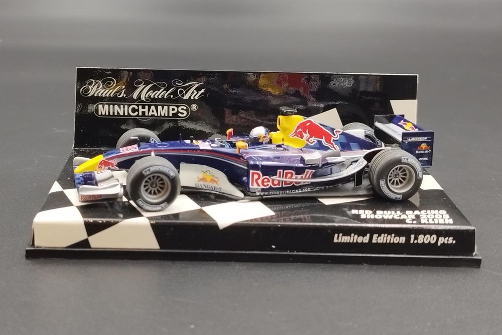 1:43 F1 Red Bull Racing RB1 C Klien Showcar 2005 Minichamps