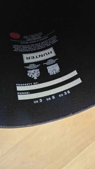 Galochas pretas Hunter