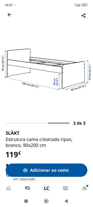 Cama com gavetão