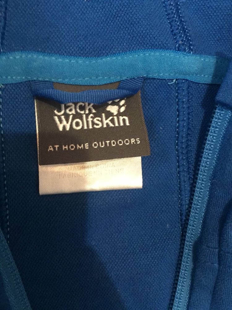 Флісова худі jack wolfskin