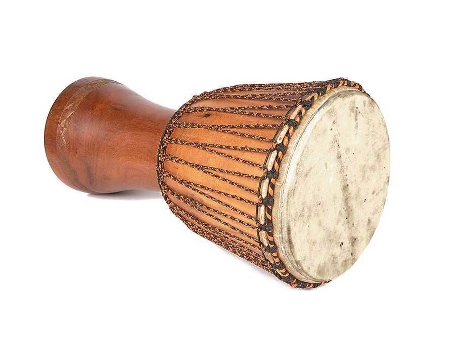 Kangaba djembe KMDM14-Classic Mali duży bęben afrykański dugura wood
