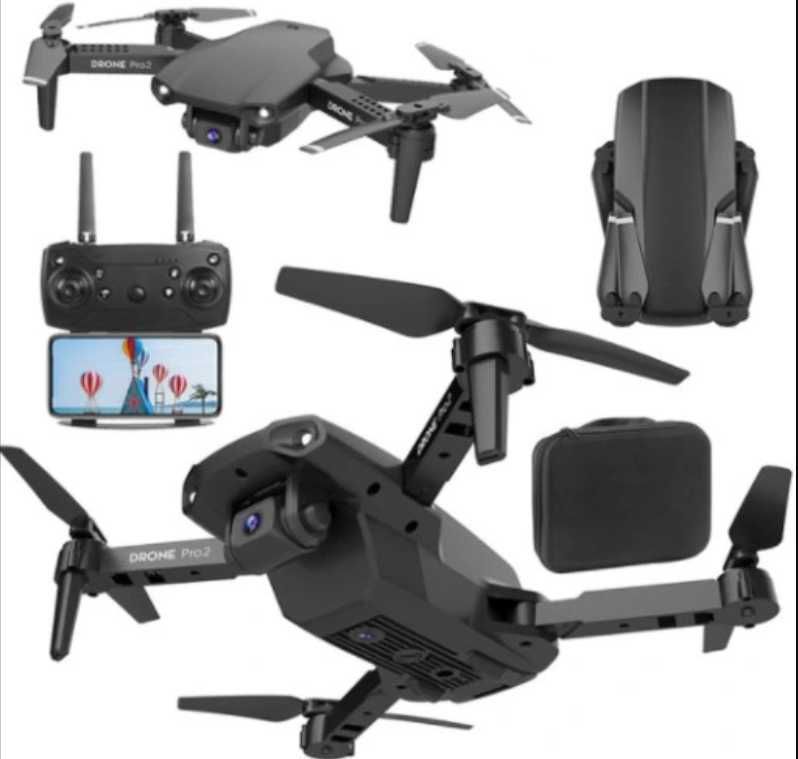 Dron E99 PRO 2 kamera FPV zasięg 200m 20min akrobacje zawis