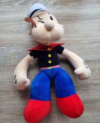 Duża maskotka marynarz Popeye 40 cm vintage Popej