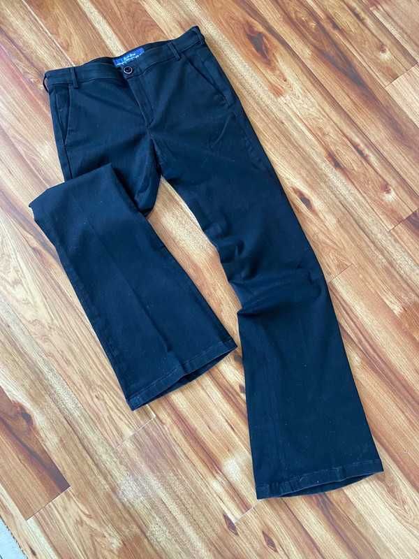 Jacob cohen 38 40 czarne recznie robione dzwony jeans dlugie premium