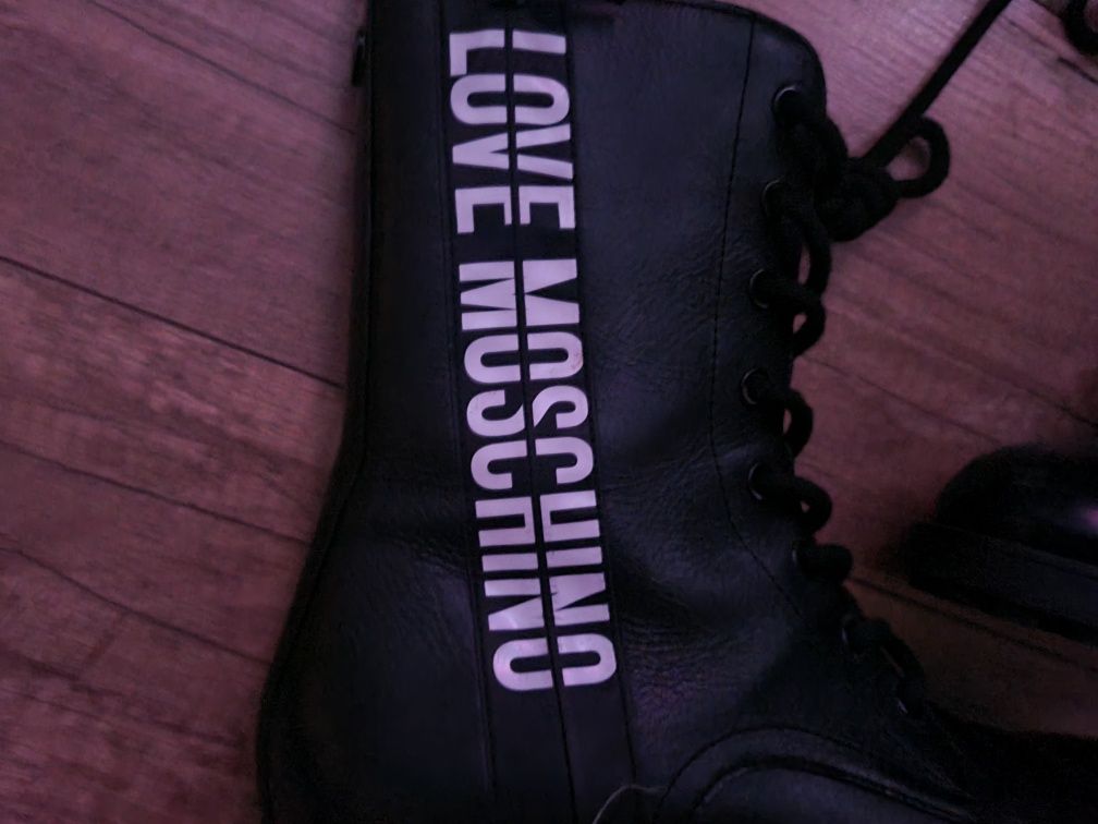 Love Moschino black buty _ 38