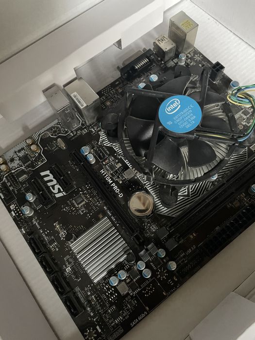 Procesor i5-7600K + płyta MSI H110M PRO-D.