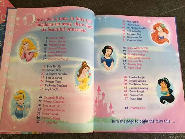 livro princesas Disney capa rígida