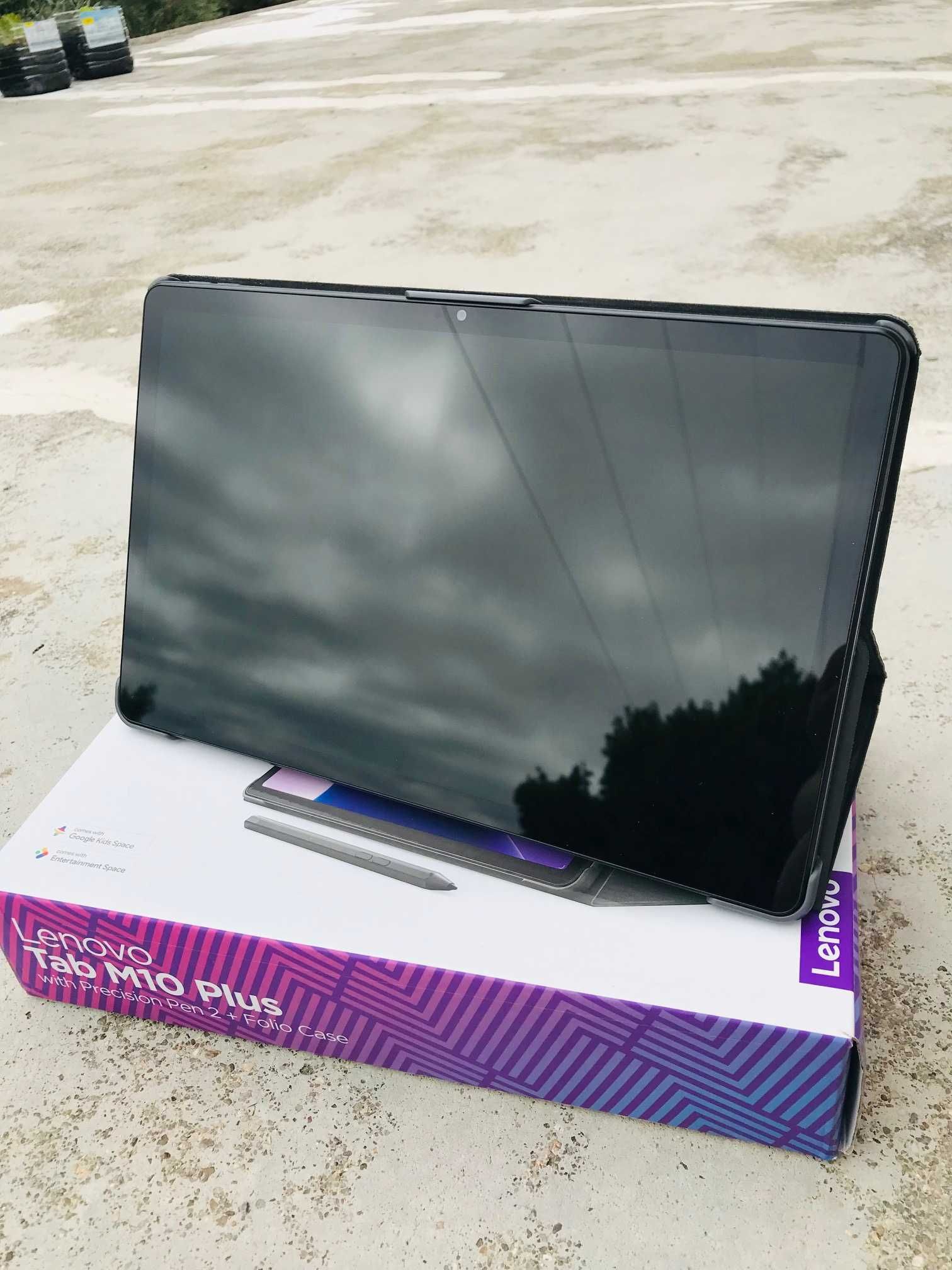 Lenovo Tab m10 plus 128gb + Precision Pen 2 + Folio Case