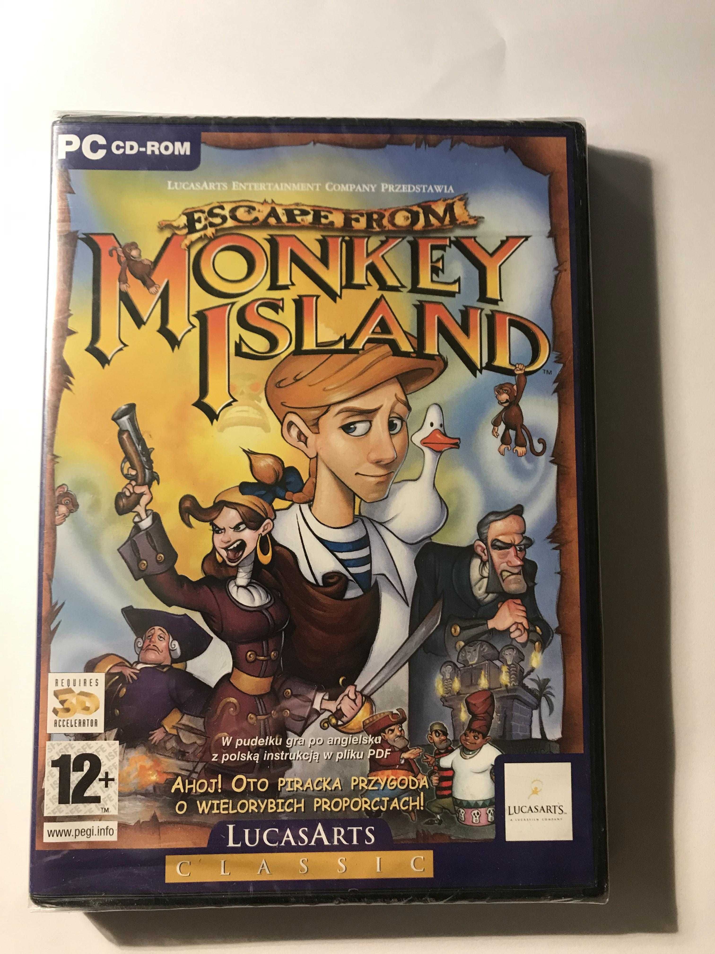 Gra PC Escape from Monkey Island nowa w folii
