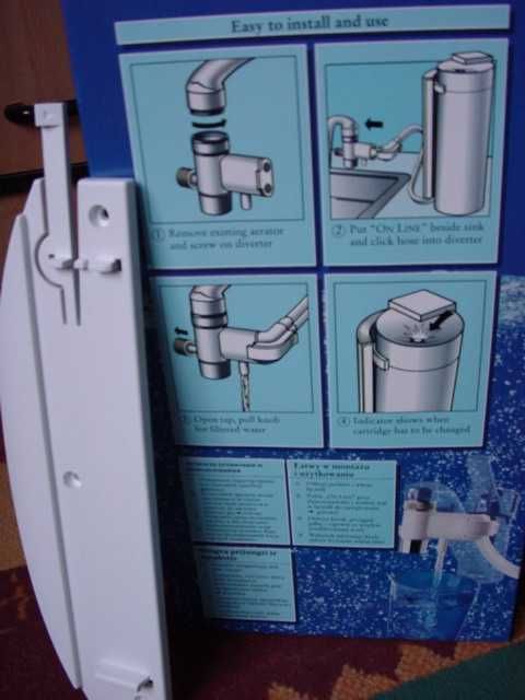 Filtr do wody BRITA ON LINE montowany na kran