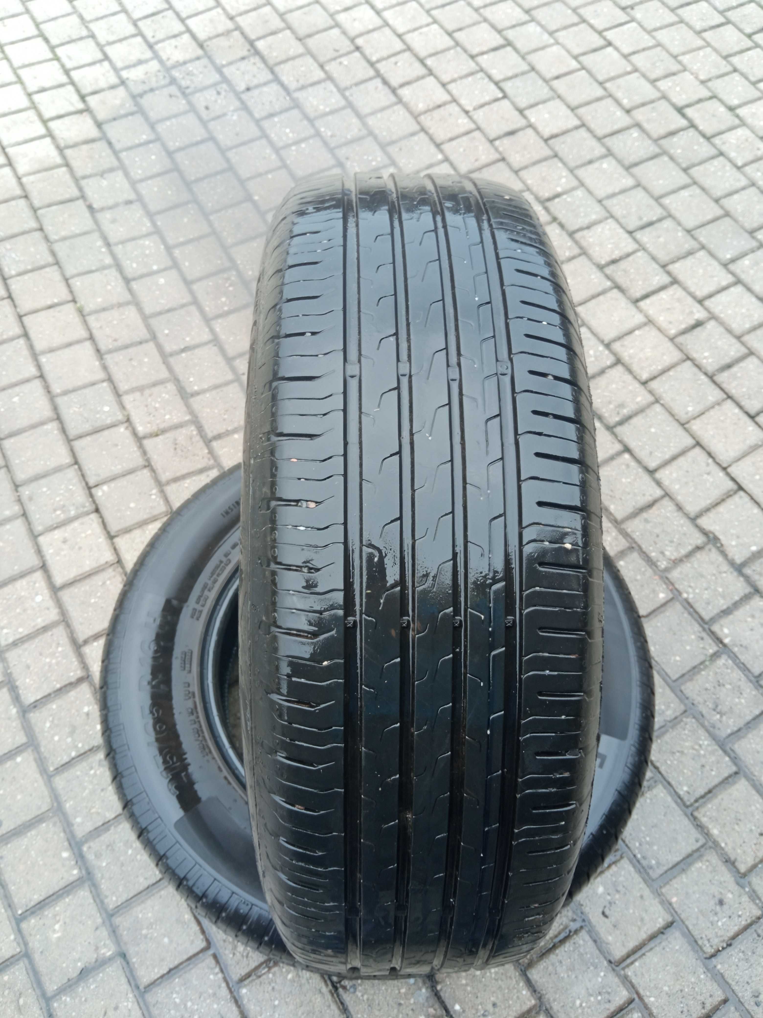 sprzedam opony 215/65/16 r CONTINETAL eko contakt 6 bieżnik ok 7 mm