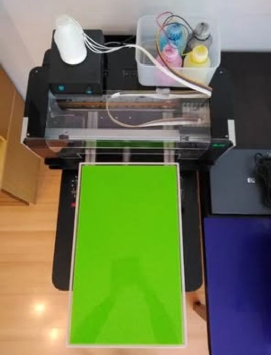 Drukarka DTG do odzieży, koszulek, bluz, torb, plecaków - ZESTAW