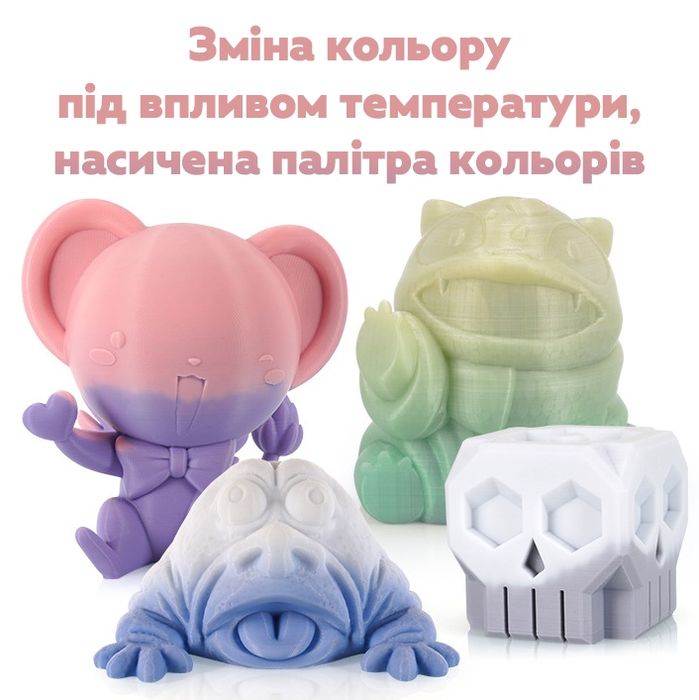 Філамент (пластик для 3D-принтера) Temperature Changing PLA HC136