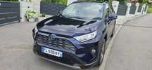 Toyota RAV4 2.5Benz+Hybryda 197km 4x4 Ledy Xenon Skóra Nawi Kamera 114tyś full 20r