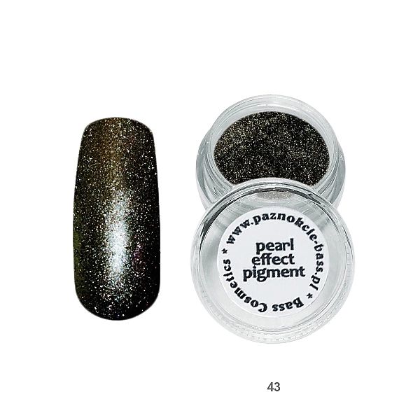 Pigment perłowy 7 ml pył czarny grafitowy / Bass Cosmetics