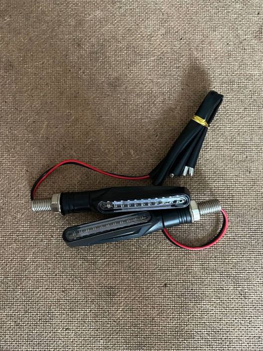Бігаючі LED покажчики повороту, поворотники для мотоцикла, Динамічні