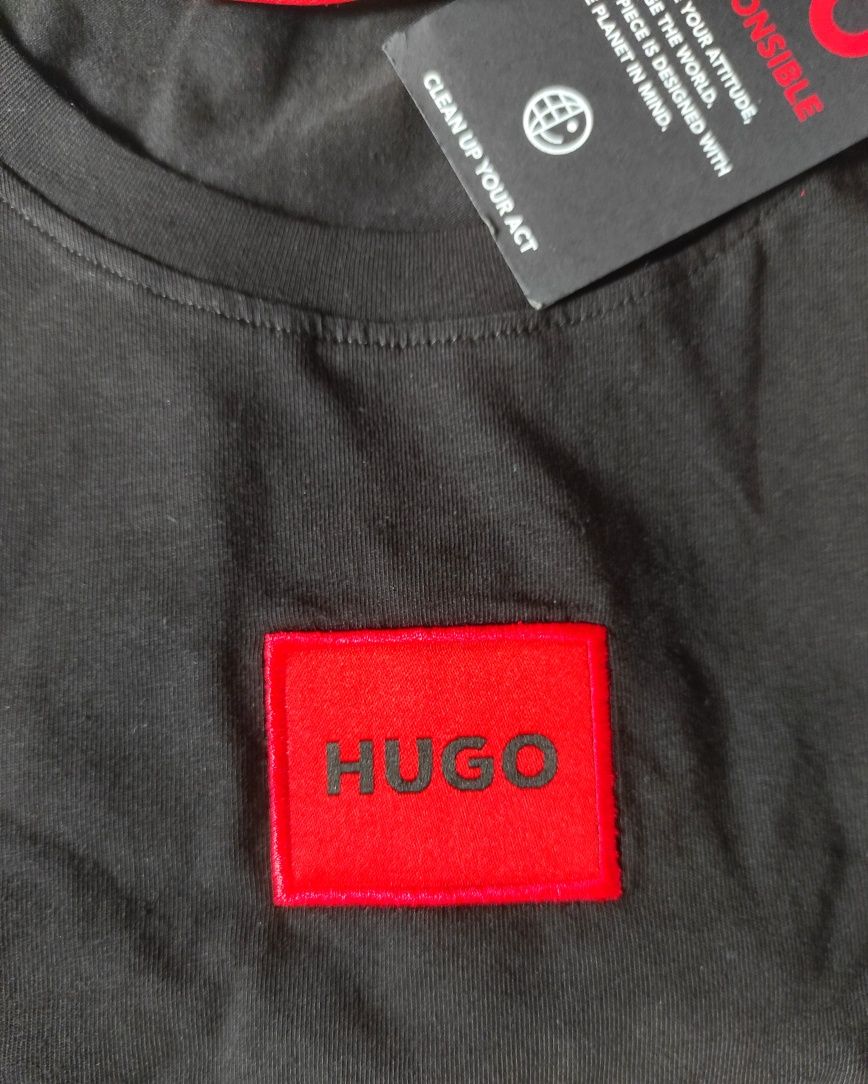 T-shirt koszulka męska Hugo Boss czarna nowa różne rozmiary