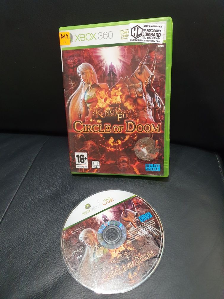 Gra gry xbox 360 one Kingdom Under Fire Circle of Doom unikat