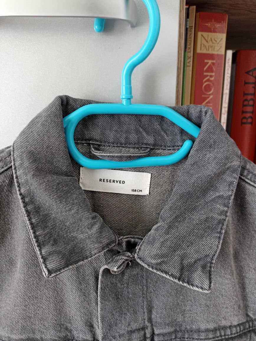 Kurtka chłopięca jeansowa szara Reserved /158