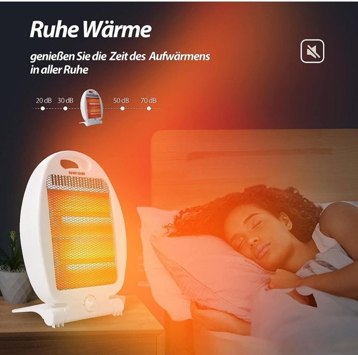 Кварцовий інфрачервоний обігрівач Тепловентилятор Обогреватель Дуйка