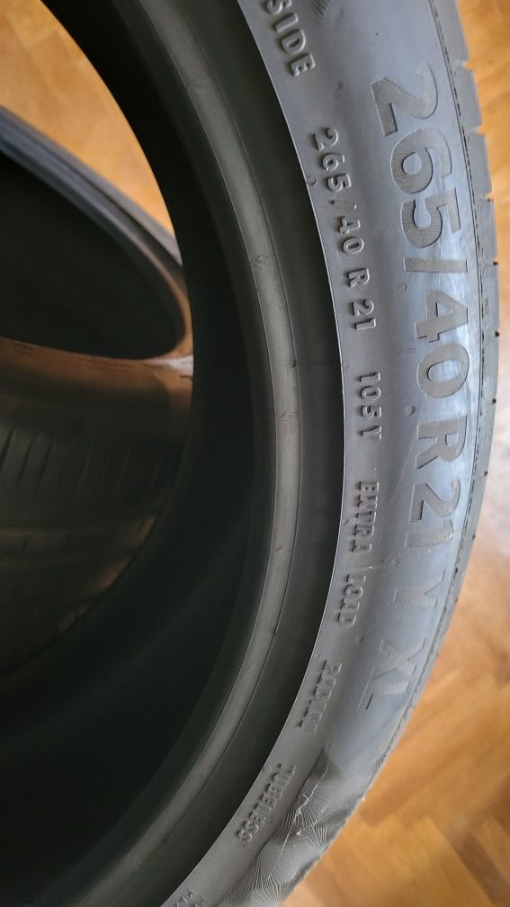 Шини 265/40/21 Continental Premium contact 6