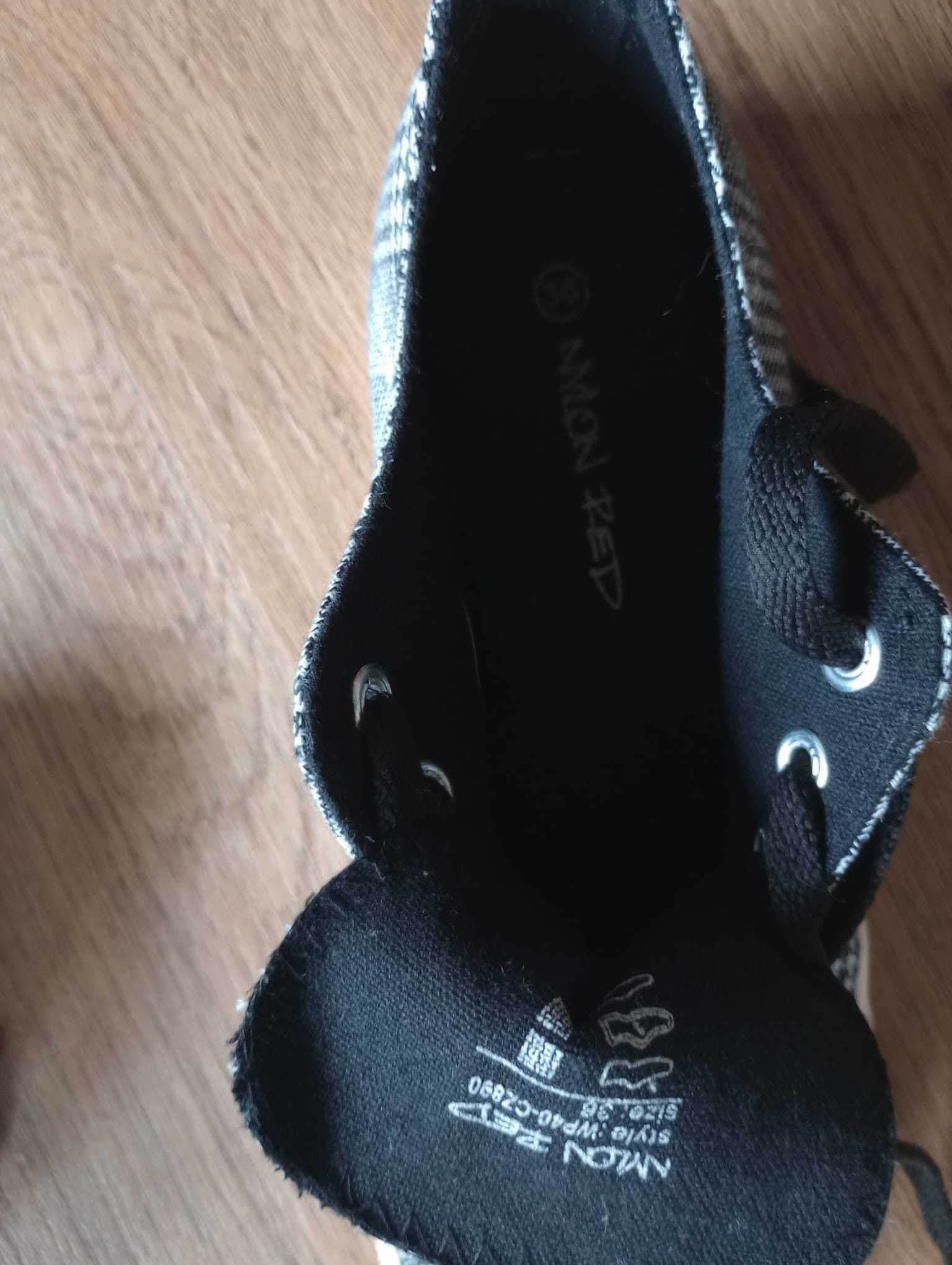 Trampki dziewczęce stylowe 36