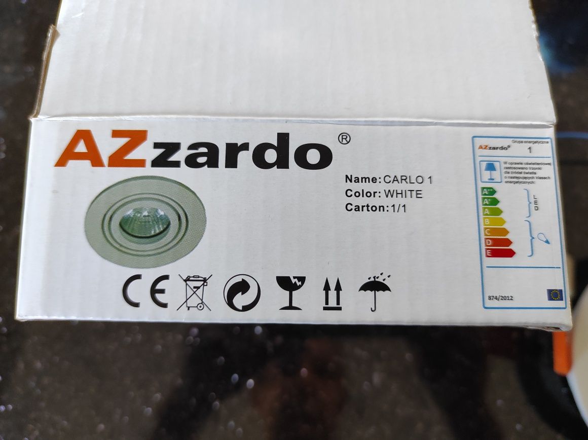 Halogen azzardo carlo1 biały