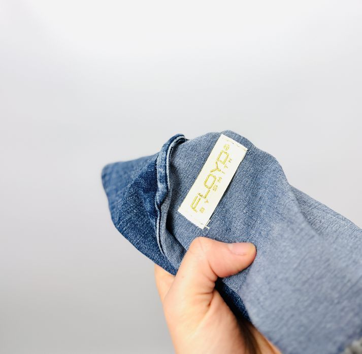 Jeansowa kurtka katana z przetarciami M 38 Floyd