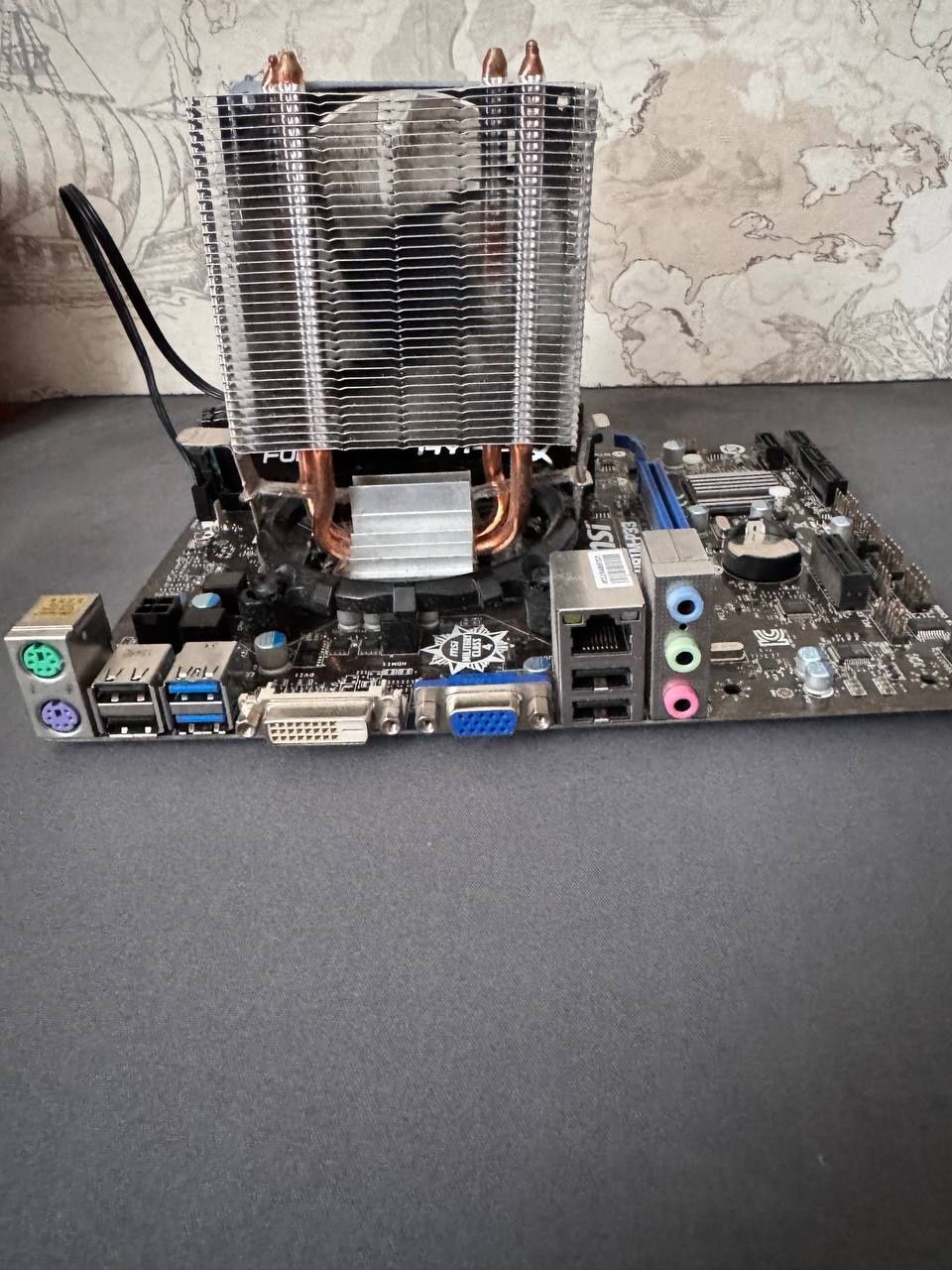 (Торг присутній)Комплект i7-4770(xeon e3 1270 v3) MSI H81M-P33,8GB ram
