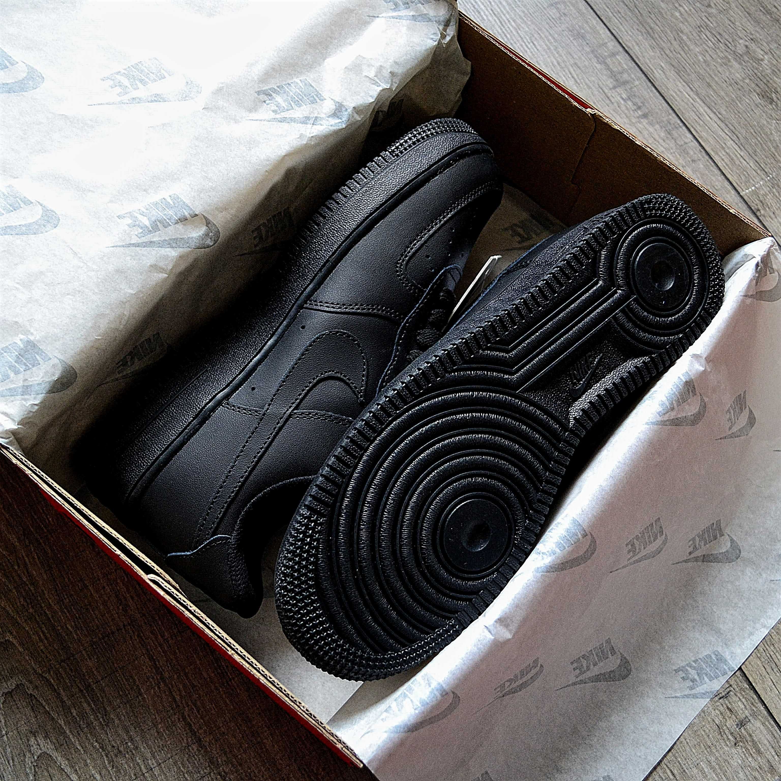 Чоловічі кросівки Nike Air Force 1 Low 'Black' Розміри 40-45