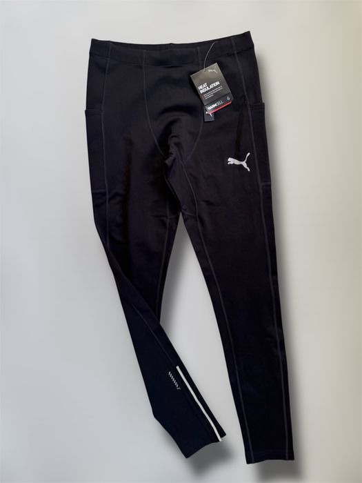 Чоловічі бігові утеплені лосини - тайтси для бігу Puma Ukraine Running