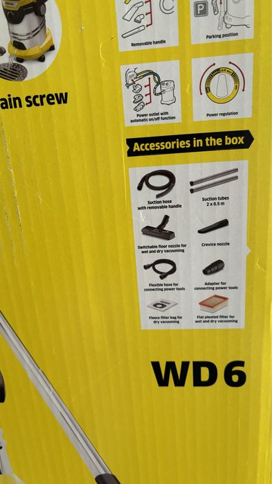 Пилосос Karcher WD 6 P S V-30/6/22/T пылесос строительний wd6 premium