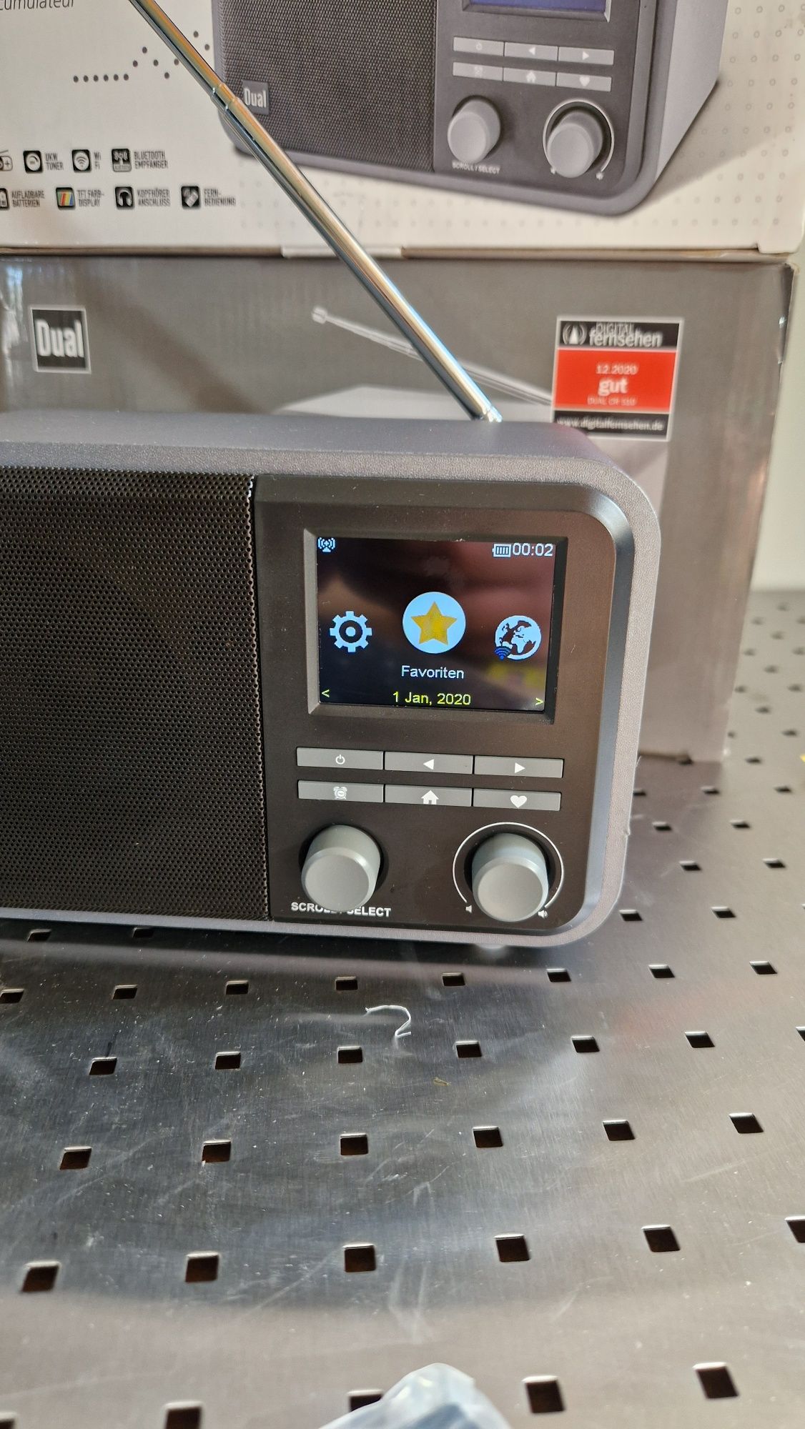 Акумуляторне інтернет радіо WiFi, блютуз динамік, Fm, DUAL CR510