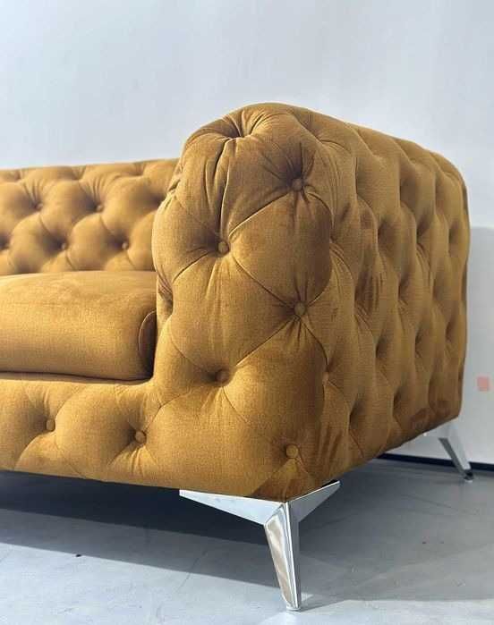 Sofa pikowana chesterfield TEO 2 osobowa GLAMOUR Wysyłka 48h