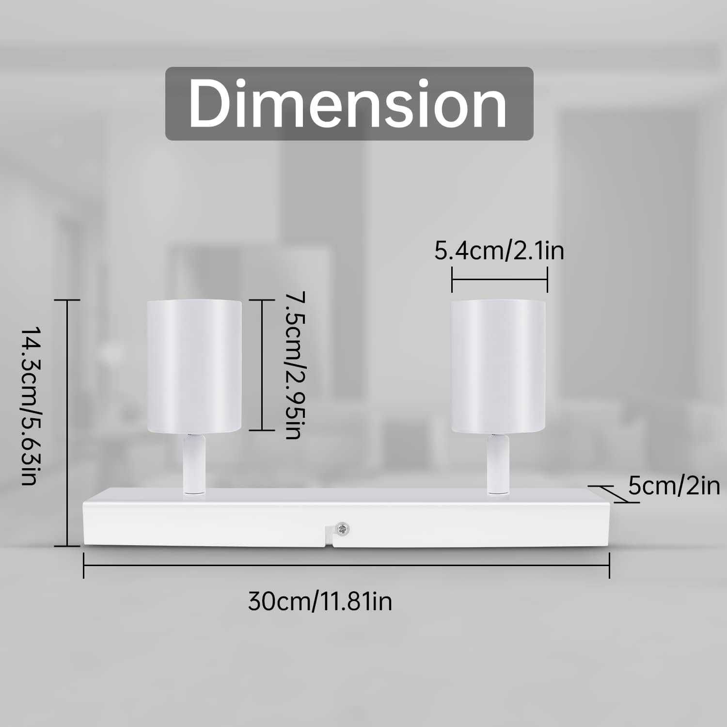 Kambo lampa sufitowa biała 50w GU10