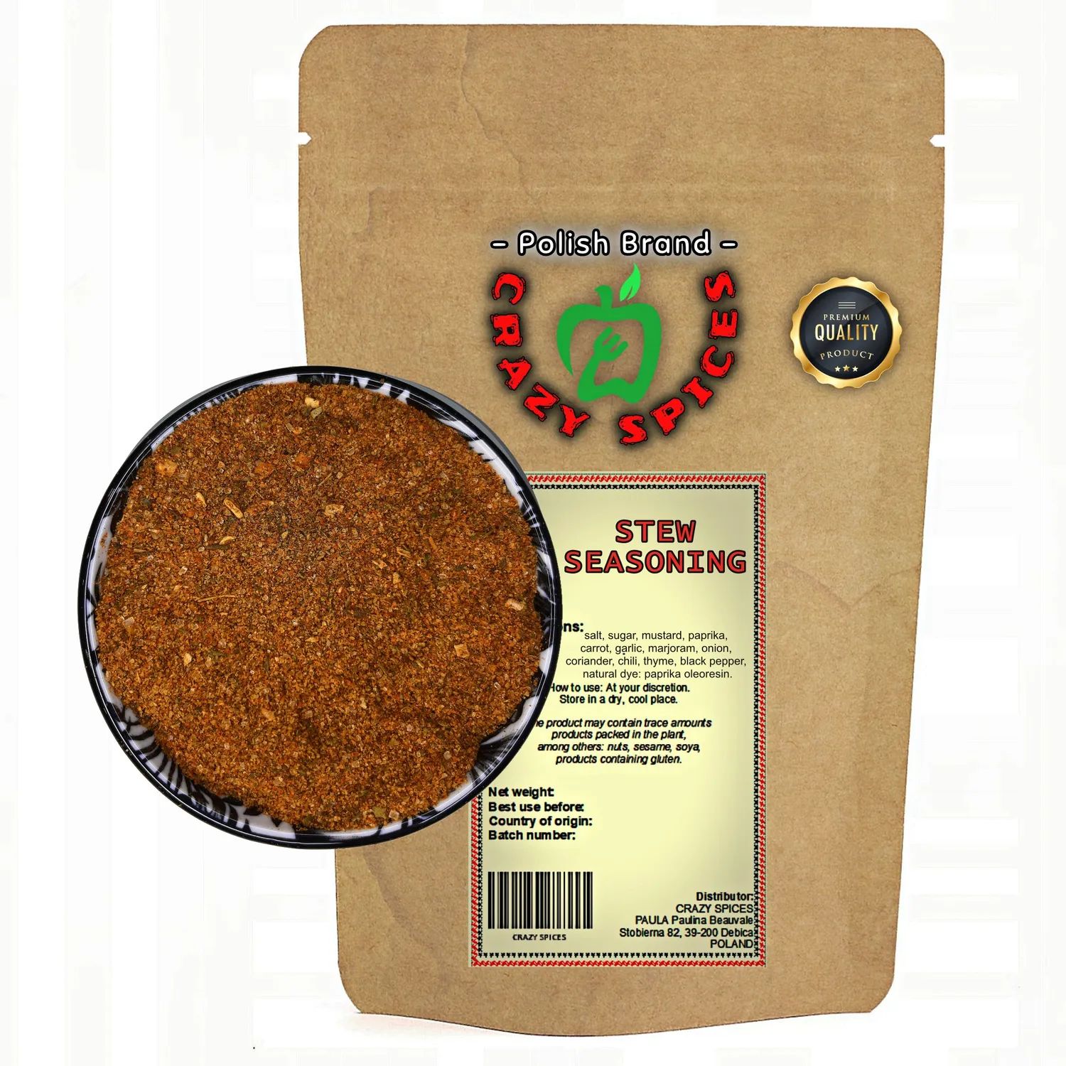 Przyprawa do gulaszu 50g – CrazySpices –klucz do perfekcyjnego gulaszu