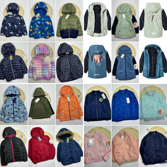 Куртки, дощовики, комбенізони, жилетки Lupilu та інші 56-164 розміри